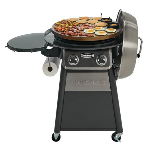 Cuisinart CGG-888 Outdoor Stainless Steel Lid, 360° Griddle Cooking Center