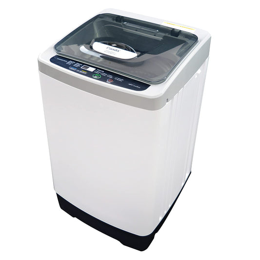 Panda Small Portable Washing Machine, 1.38 Cu.ft, 8 Wash Programs, 3 Water Levels, Compact Top Load Clothes Washer