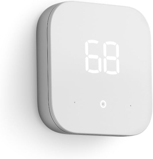 Amazon Smart Thermostat – ENERGY STAR certified, DIY install, Works with Alexa – C-wire required