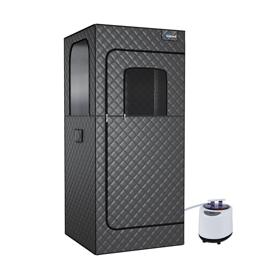 TOREAD Full Size Sauna, Portable Steam Saunas Tent Fold-able with 2.6L 1000W Steam Generator Remote Control