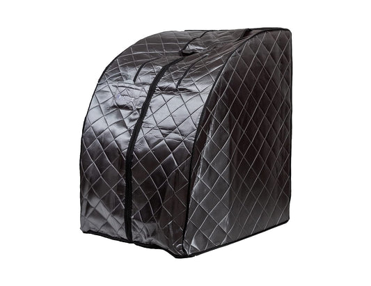 Heat Wave Rejuvenator Portable Personal Sauna with FAR Infrared Carbon Panels, Heated Floor Pad, Canvas Chair
